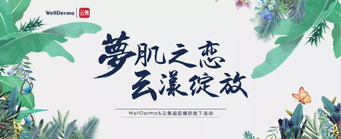 夢肌之戀，云漾綻放——WellDerma夢蝸2019新品發(fā)布會-會議會展活動策劃案例-杭州伍方會議服務(wù)有限公司